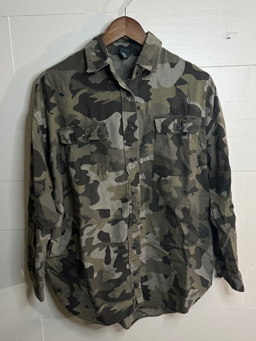 Wild Fable Camouflage Women's Cotton Flannel Size Small